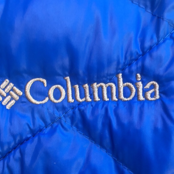 New! Columbia White Pine Thermal Coil Blue Quilted Packable Jacket Large - Picture 8 of 16